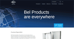 Desktop Screenshot of produitsbel.com